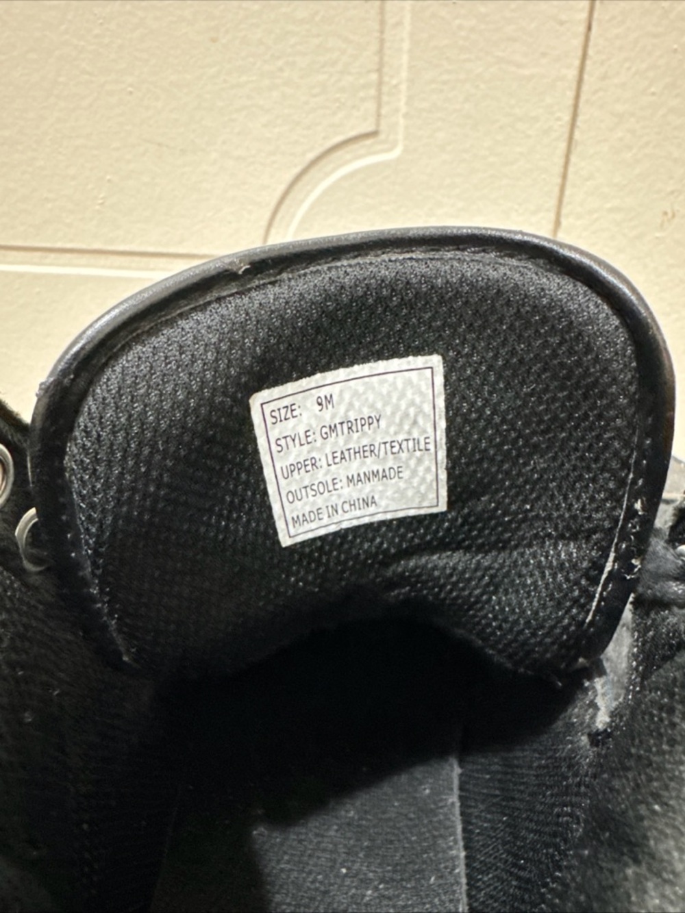 GUESS Men's Black Multi Leather GM Trippy Sneakers - Picture 5 of 6
